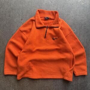 Nike Orange Fleece Sweatshirt
